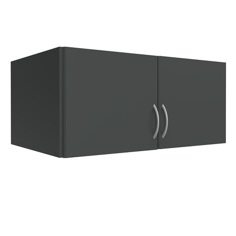 Aufsatzschrank graphit MIAMI-43, B/H/T ca. 80/40/54 cm