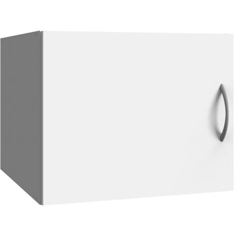 Aufsatzschrank weiß MIAMI-43, B/H/T ca. 40/40/40 cm
