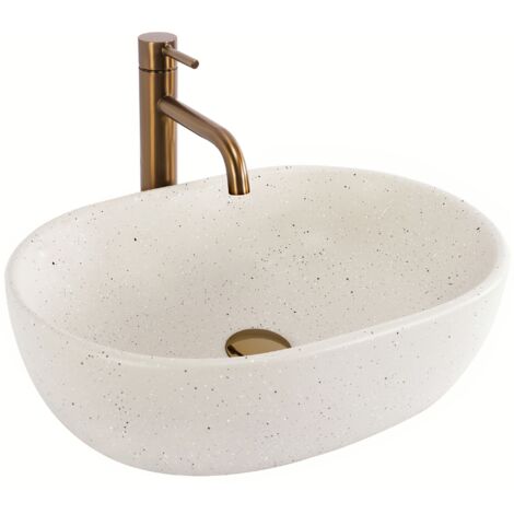 AUFSATZWASCHBECKEN REA AMELIA SANDY BEIGE