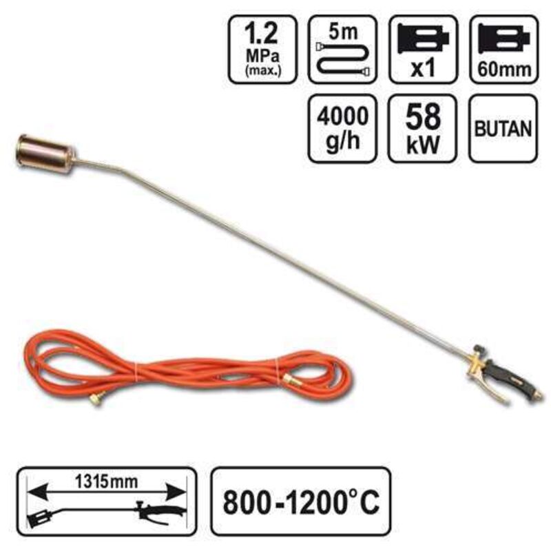 Image of Dachbrenner 1315mm mit Düse ø 60mm 73342 Vorel