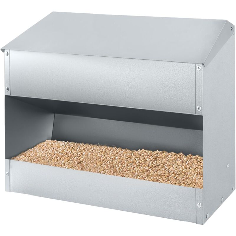 Aufun - Distributeur de nourriture pour poules de 15 kg