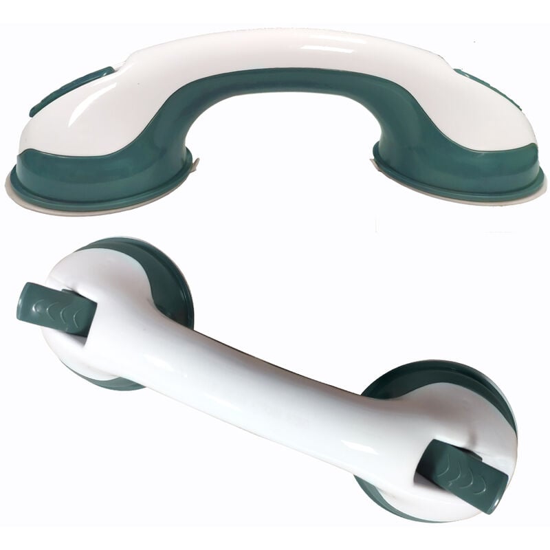 Aufun - 2 pièces Poignée de douche Ventouse de bain Poignée de maintien avec ventouse Poignée de bain mobile Sans percer pour salle de bain Adapté