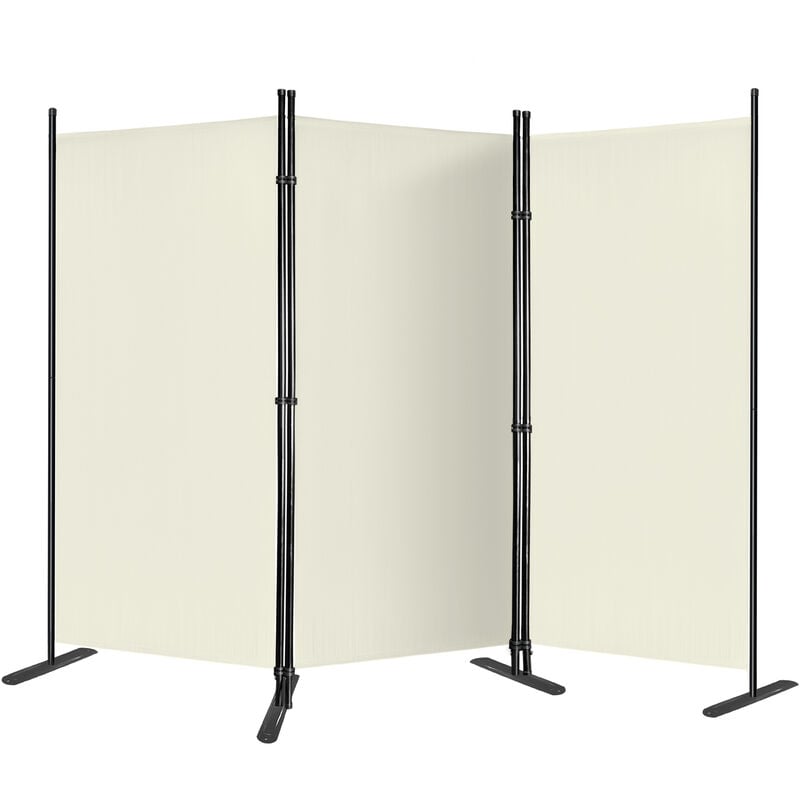 Aufun - 275x180cm Paravent Paroi amovible Paroi de séparation ajustable Séparation de pièce pour bureaux