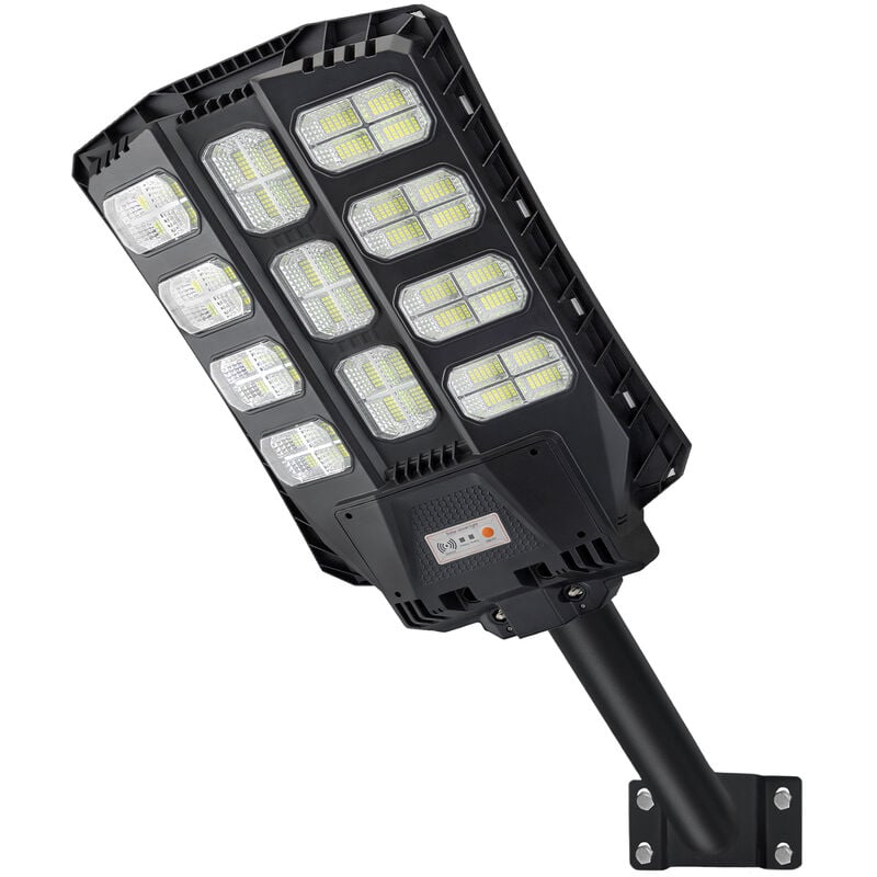 Aufun - 400W led lampadaire solaire avec détecteur Blanc froid