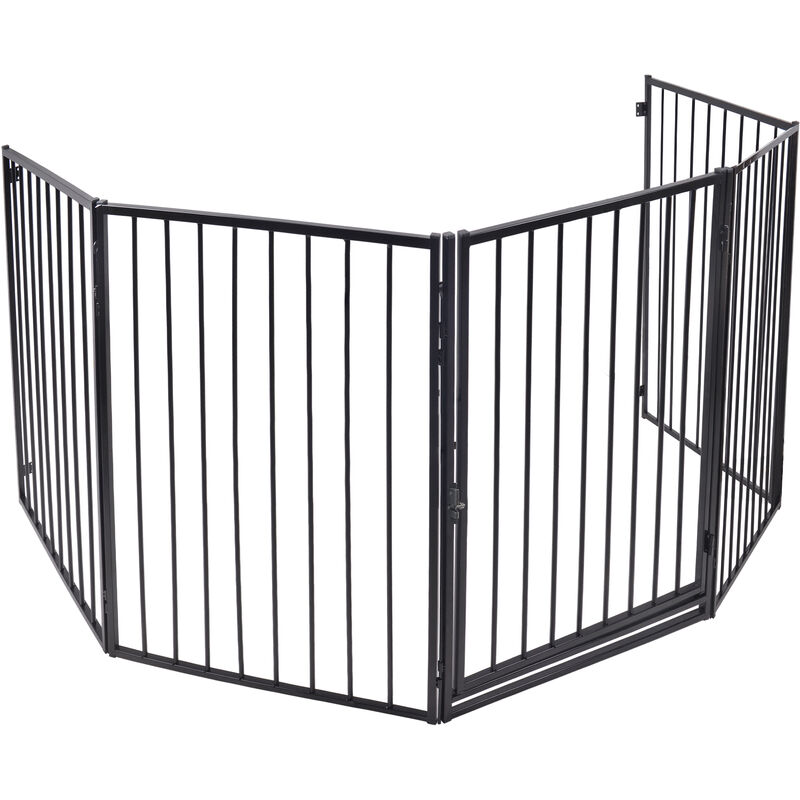Aufun - 5 -pc. Fiche de cheminée Playpen 60 x76 cm - Porte de protection de porte pour les enfants Sauvegarde (60 x76 cm)