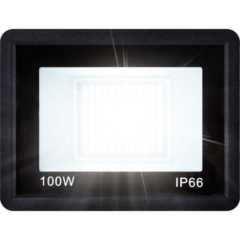 AUFUN 5x100W LED Projecteur Superhell LED Projecteur extérieur IP65 étanche Aluminium Projecteur Lumière pour jardin