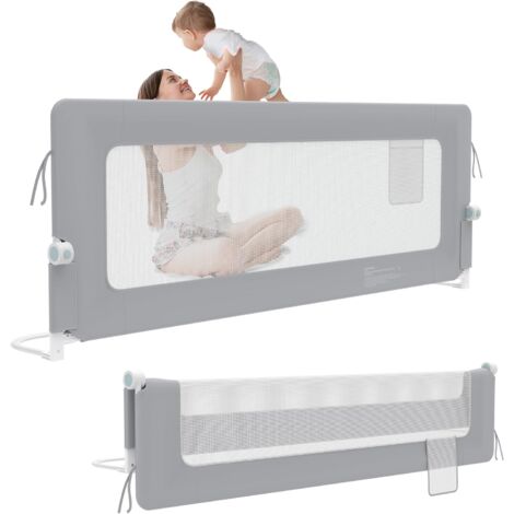 Barandilla Cama Bebé Jopassy Protección Contra Caídas De 180 Cm, Para Cama De Elevación Vertical, Protección De La Cama, Rejilla De Seguridad Para Cama Infantil Para Barandilla Cama Bebé Ajustable