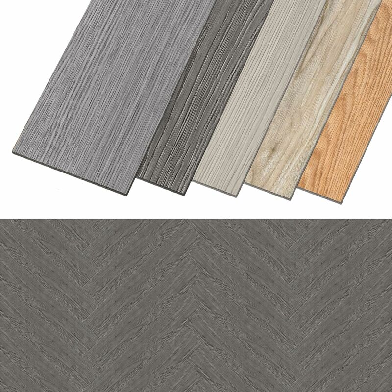 Aufun - pvc Flooring Planches en vinyle autocollantes-91.44cm x 15.24 cm x 2 mm