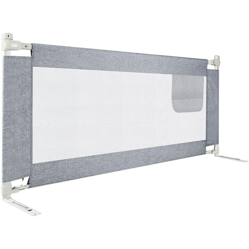 Aufun - Barrière de lit pour enfant - Avec fonction de levage et de protection contre les chutes -Innovant - Convient pour différents types --150 cm