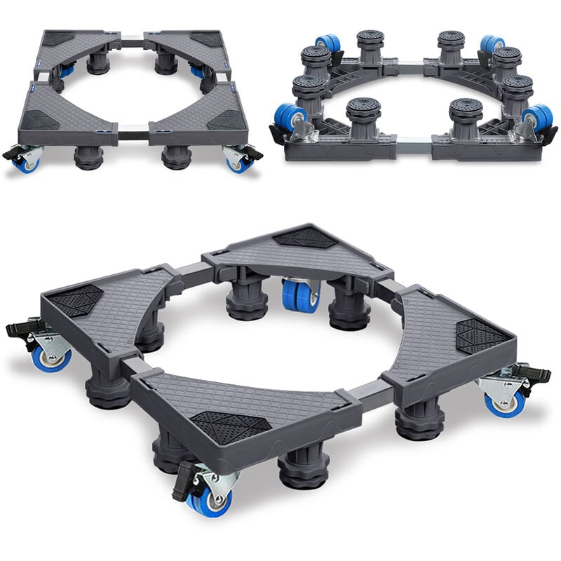 Aufun - Base de piédestal pour machine à laver pour réfrigérateur