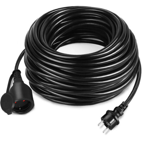 AUFUN Câble d'extension 30m avec capuchon de protection extérieur