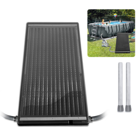 AUFUN Capteur solaire Chauffage solaire de piscine Noir