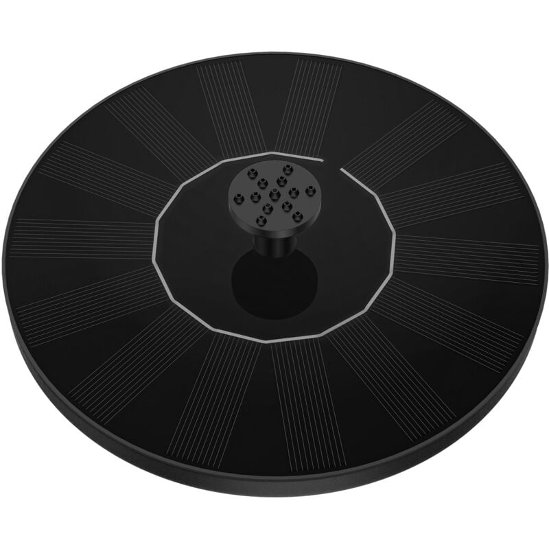 Fountaine solaire avec panneau solaire Rond 1.4W - Aufun