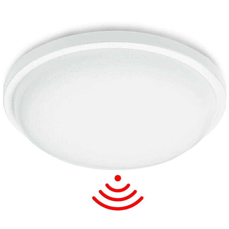 Aufun - 15W led Lampe à plafond avec détecteur Blanc Froid