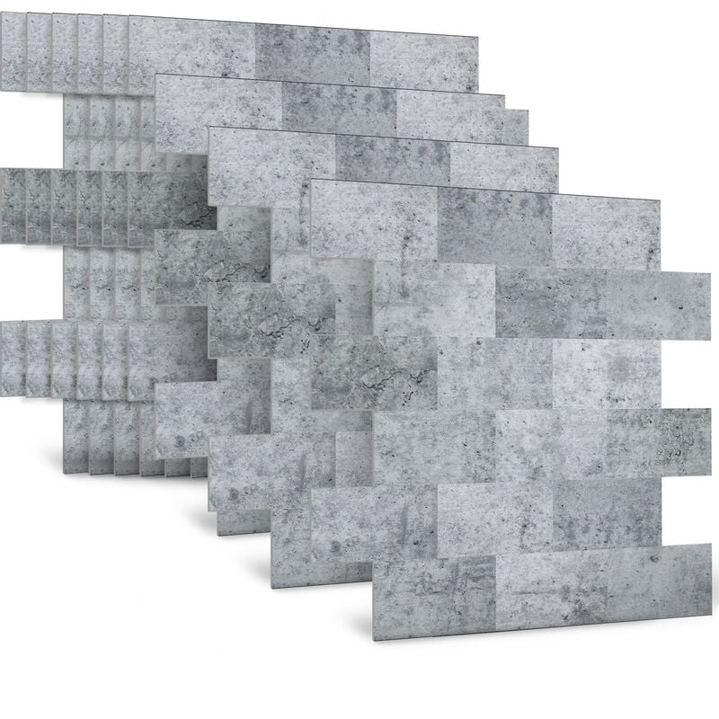 Lot de 10 autocollants pour carrelage de cuisine - Aufun