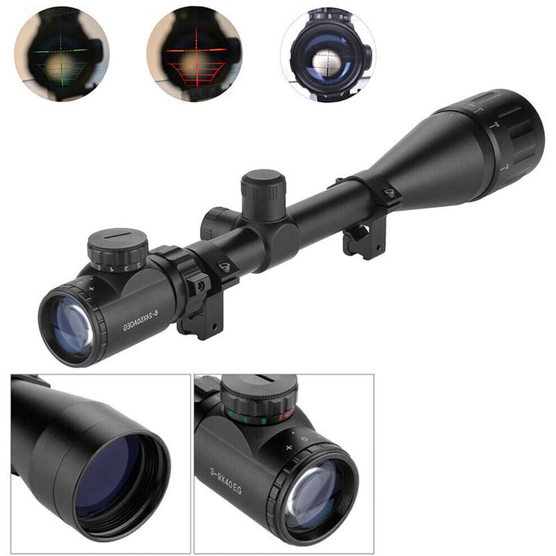 Aufun - Lunette de visée avec supports de montage