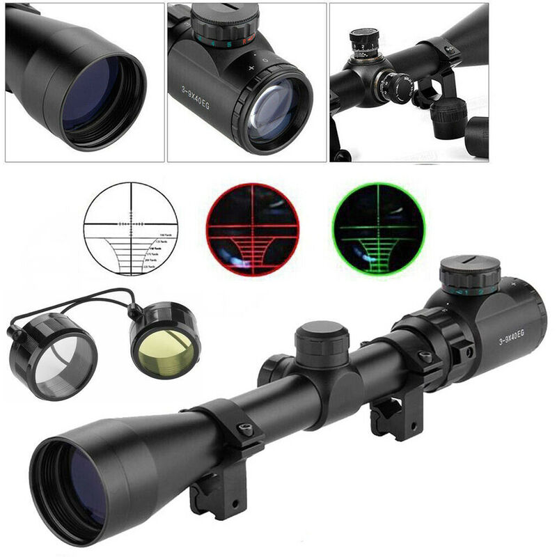 Aufun - Lunette de visée avec supports de montage