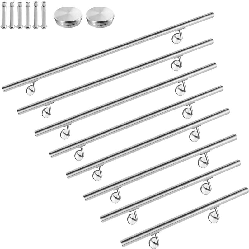 Aufun - Main Courante en acier inoxydablepour main courante, intérieur, extérieur, balcon, parapet- 200cm