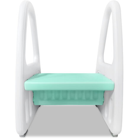 AUFUN Marchepied pour Enfant 2 Niveaux Vert