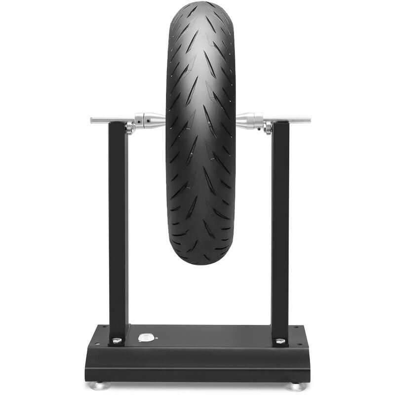 Aufun - Motorcycle Balancing Machine, équilibrer la Rive de pneus de Moto de chèvre, pour Presque Toutes Les Jantes de Moto et de Scooter, 40x19x50cm