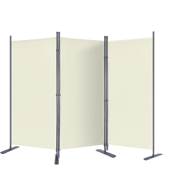 Aufun - Paravent Partition Divider Divider Privacy Screen Sichtzutzwand Plidable Adjustable Room Divider pour les bureaux, Balcon de jardin (275 cm x