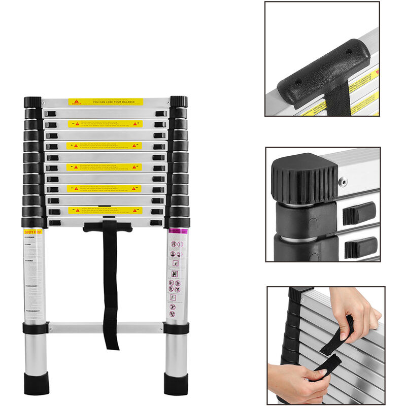 Chelle télescopique télescopique en aluminium 4 - Aufun