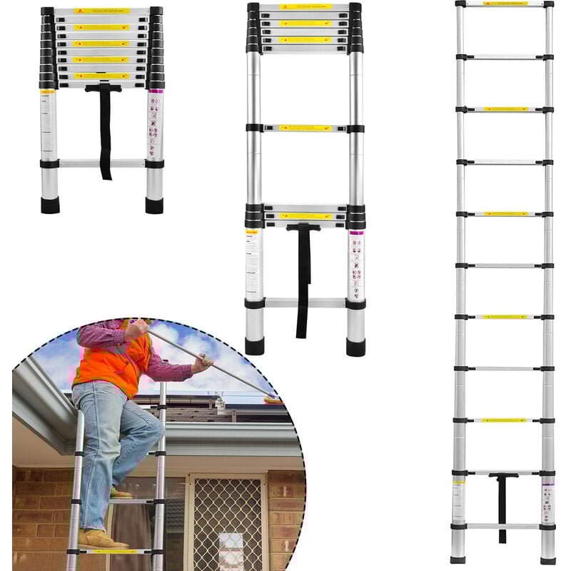 Aufun - chelle télescopique télescopique en aluminium 3,2 m
