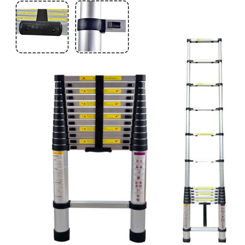 Aufun - chelle télescopique télescopique en aluminium 3