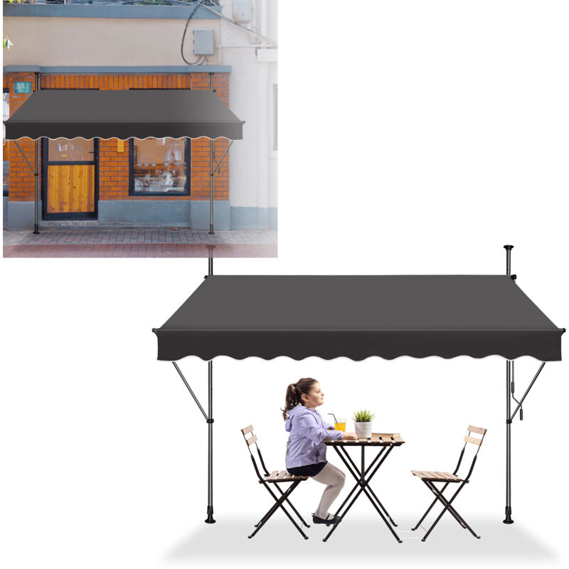 Store banne manuelle Store pour balcon(250cm - Aufun