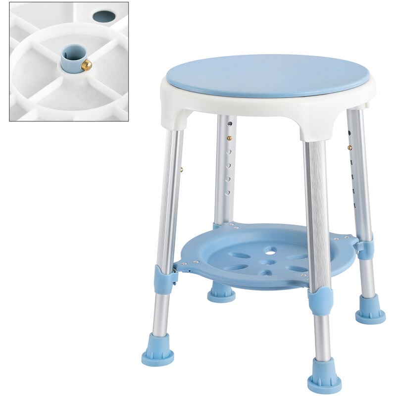 Tabouret de douche avec plateau - Aufun