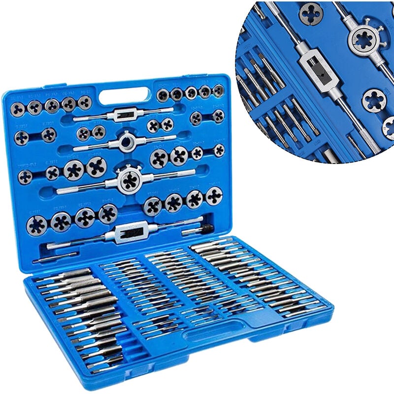 AUFUN taraud set 110 pcs jeu de tarauds M2-M18