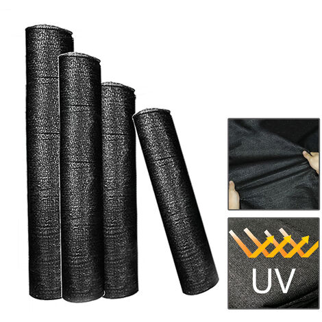 AUFUN Tissu d'ombrage Pare-vue pour jardin, terrain de sport, clôture & balustrade de balcon résistant aux UV, indéchirable, résistant au vent