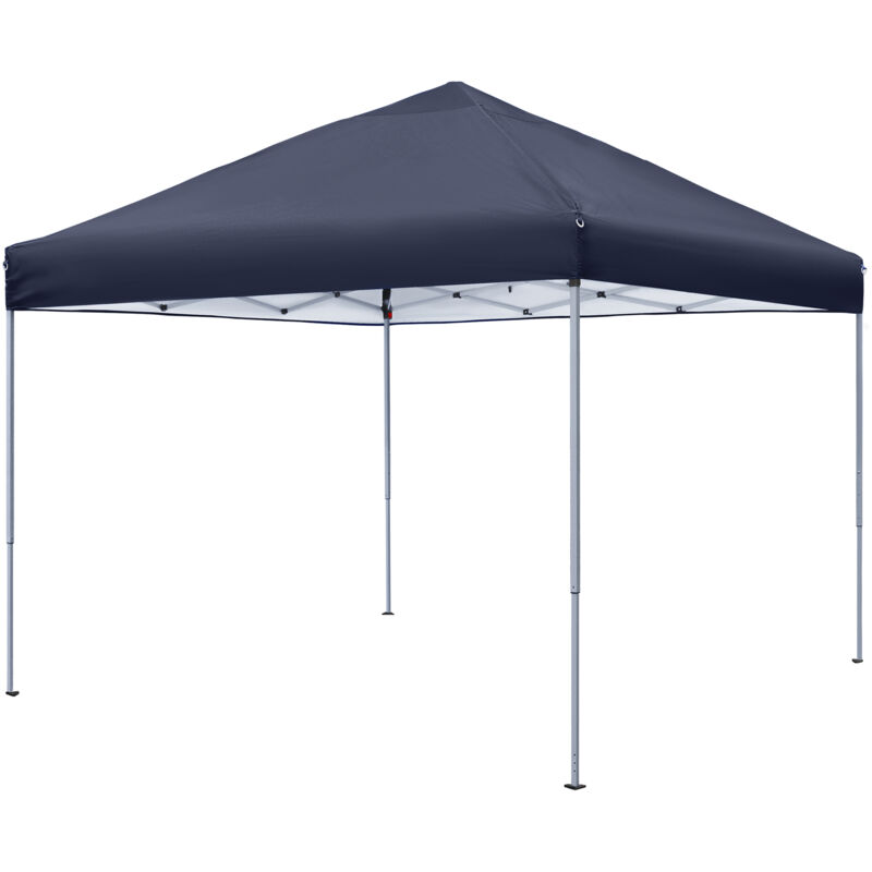 Aufun - Tonnelle de Jardin Pliable, Résistant Au Froid, Pavillon avec sac de Transport, Imperméable, Protégé Contre les uv, 3x3m, Anthracite