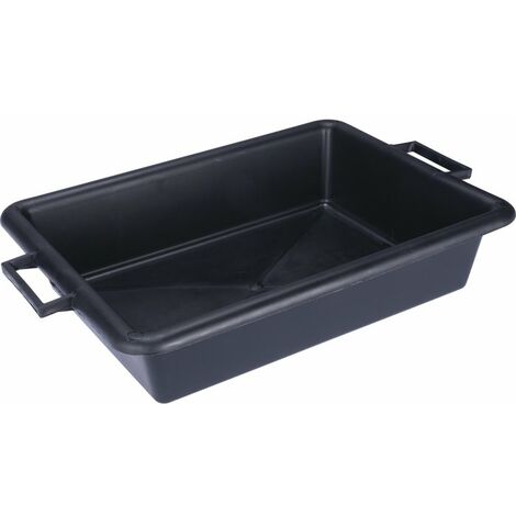 Auge plastique 10 l en polyéthylène – Avec poignées pour transport de mortier et sable – Dimensions 380 x 280 x 95 mm – Vinmer