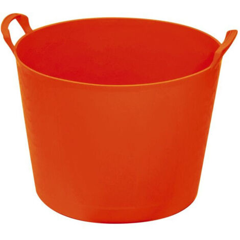 Auge polyéthylène Capazo Pro orange fluo 42 L renforcée - TALIAPLAST
