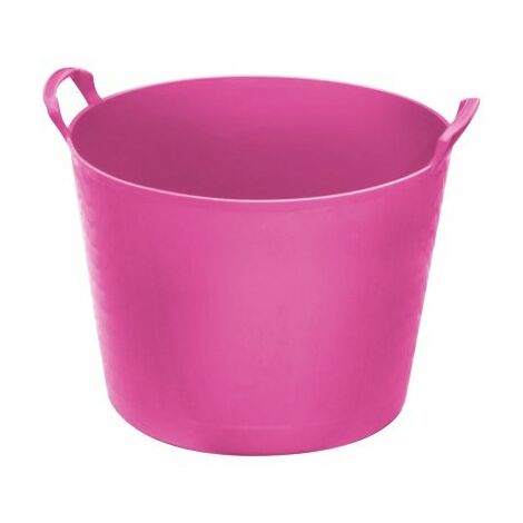 Auge polyéthylène Capazo Pro rose fluo 42 L renforcée - TALIAPLAST