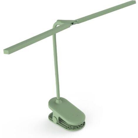 Augenschonende Schreibtischlampe zum Anklemmen, LED-Schreibtischlampe, Leselampe fürs Bett, Augenschonende Schreibtischlampe mit Touch-Steuerung, Grün