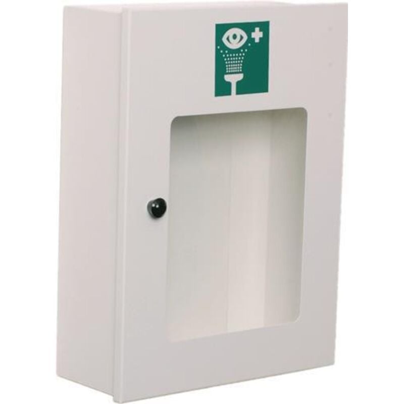 Image of Bollé Safety - Augenspülschrank leer Stahlblech,weiß pulv.m.Sichtfenster b-safety