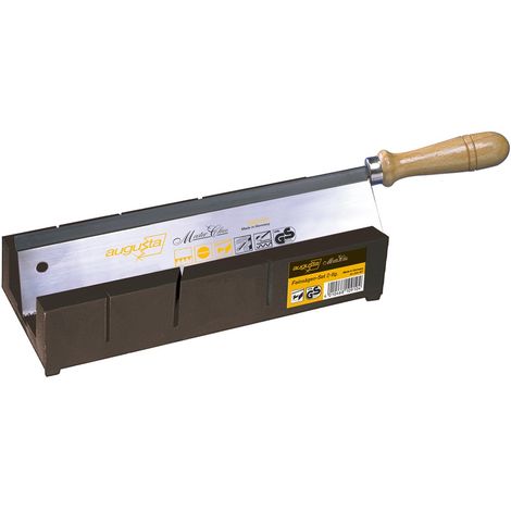 Augusta 2225 SET AMA - Sega con scatola mitra in plastica, 250 mm