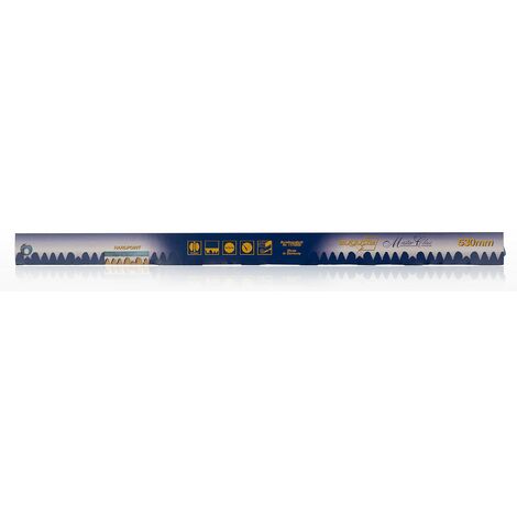 Augusta Lama per seghetto Heckenrose con Denti da pialla - Lama di Ricambio per seghetto 530 mm - Lama con Denti da pialla temprati per lavori in Giardino