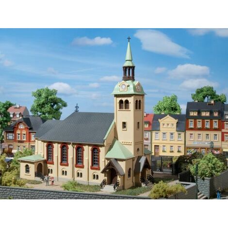 Auhagen 12229 H0, TT Kirche Börnichen