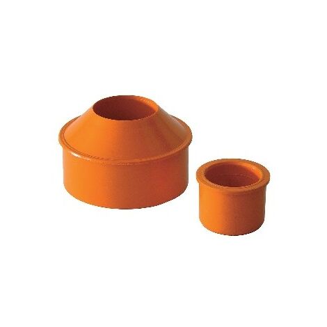 Aumenti interni concentrici in pvc rosso   32 x 40 mm raccordo pluviali