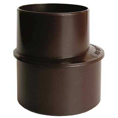 Aumento ø80x100 (bicchiere sul ø minore) per pluviali : Colore - Marrone