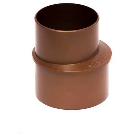 Aumento ø80x100 (bicchiere sul ø minore) per pluviali : Colore - Rame rosso
