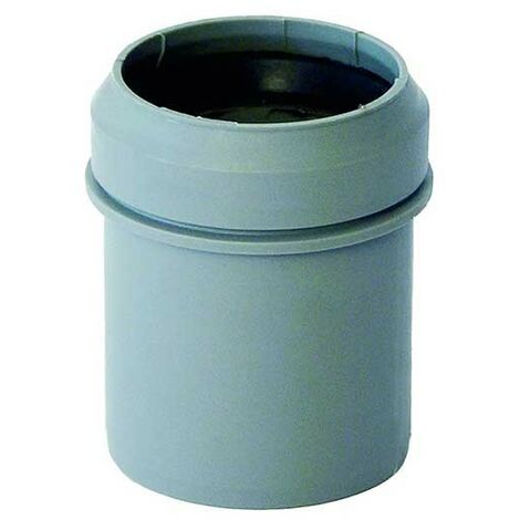 Aumento a incasso in polipropilene grigio per scarichi ad innesto : Diametro - 40X110