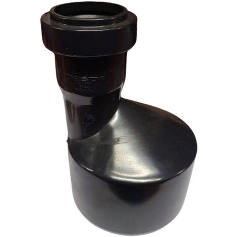 Aumento eccentrico maschio femmina ad innesto in pvc con guarnizione serie phono black ø40 f/100 m NICOLL