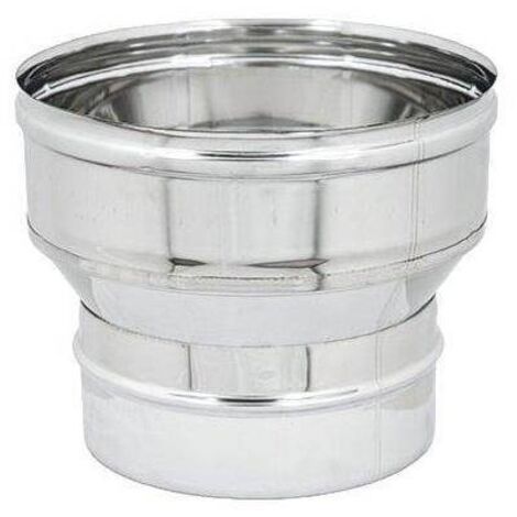 AUMENTO MF ACCIAIO INOX AISI 304 - Tubi: CM 80/100
