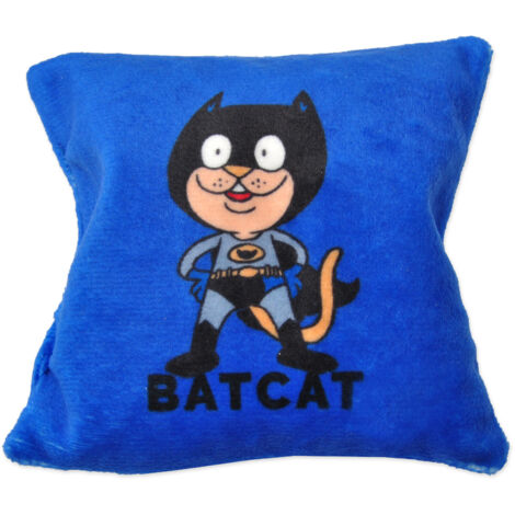 Aumüller Katzenspielkissen BATCAT blau - mit Baldrianfüllung