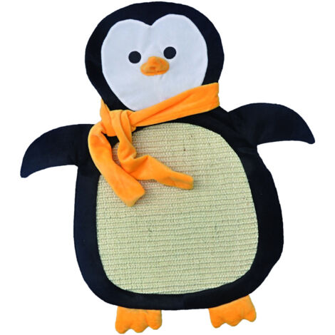 Aumüller Kratzbrett für Katzen aus Sisal - Schmuse-Pinguin mit Katzenminze