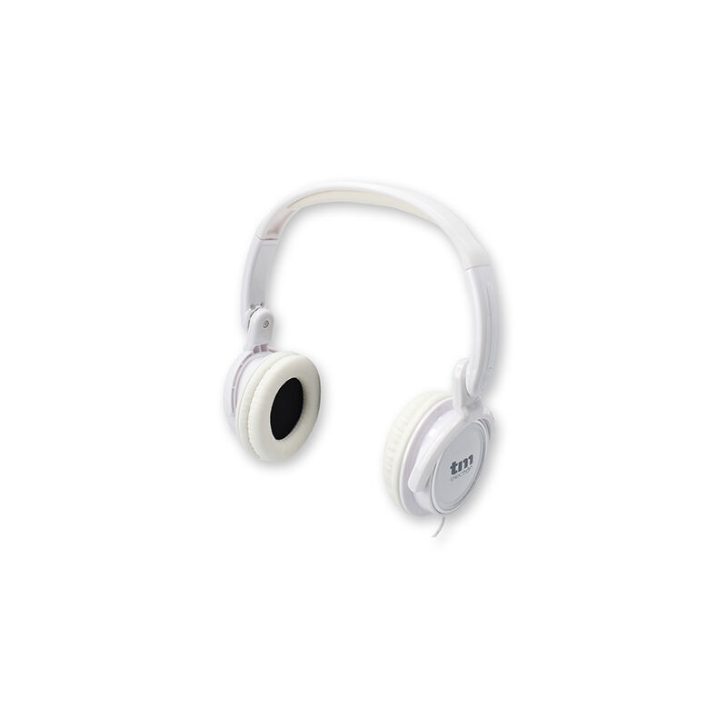 

TMHE388W Auriculares de diadema supraaurales tipo DJ en color blanco - Tm Electron